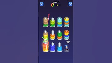 nut Sort level 171 | #nutsort #androidgames #gaming #trending #latestvideo#latestpromo #latestnews