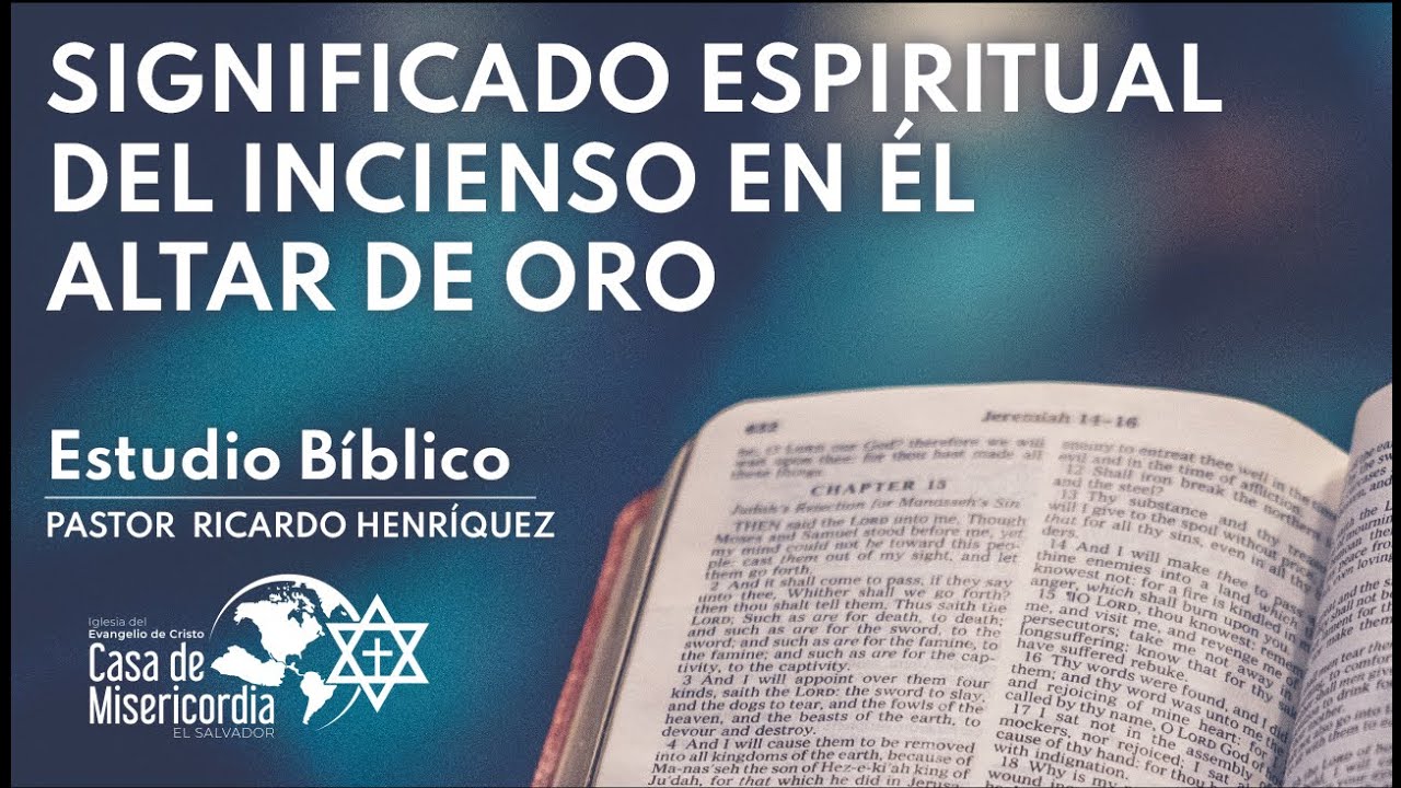 Significado espiritual del Incienso en Él altar de Oro