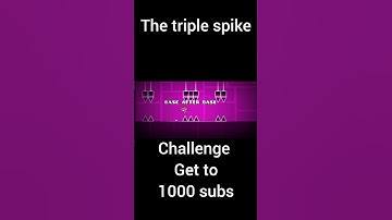 the triple spike.........#geometrydash #minecraft #nostalgia #viralvideo #triplespike
