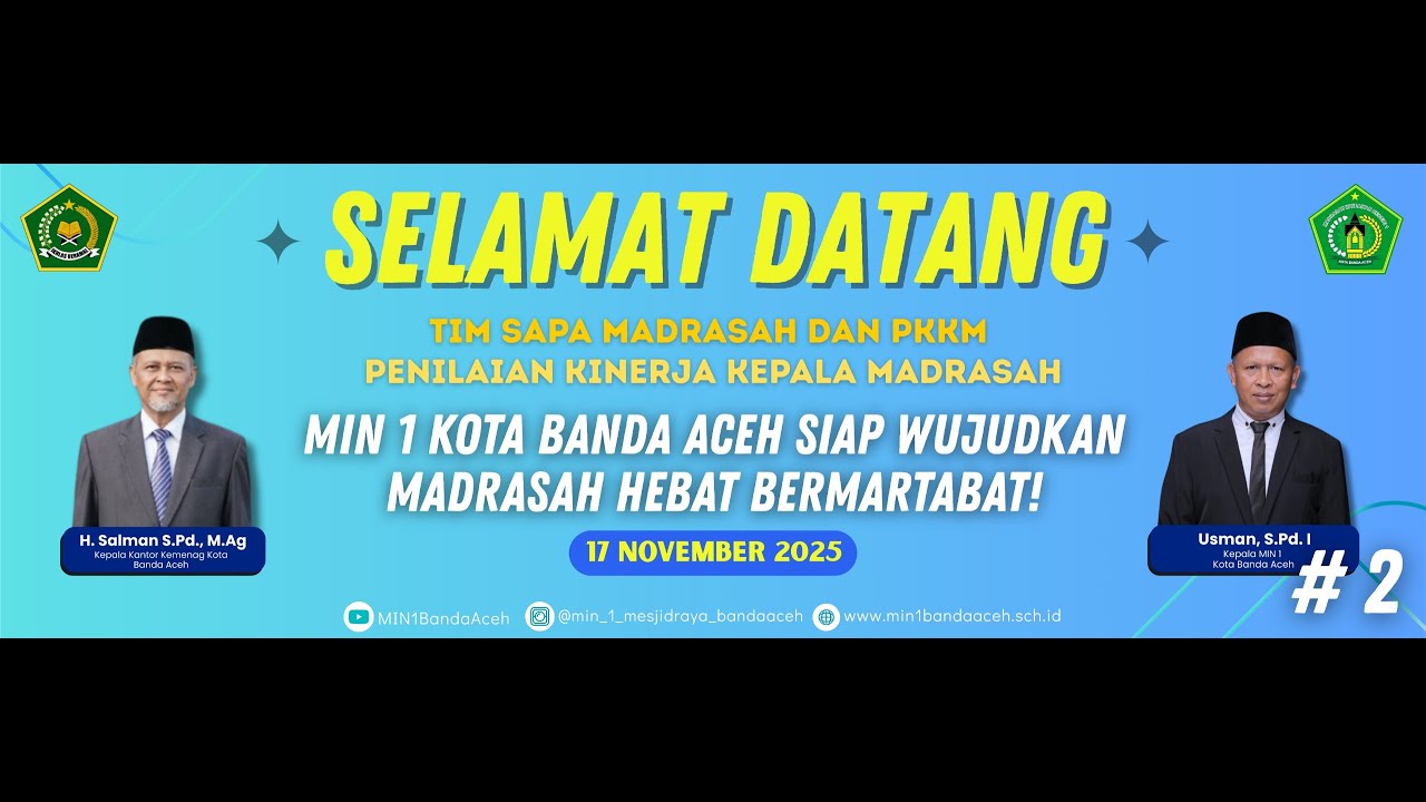 TIM Pengawas & PKKM - MIN 1 Kota Banda Aceh... Part 2
