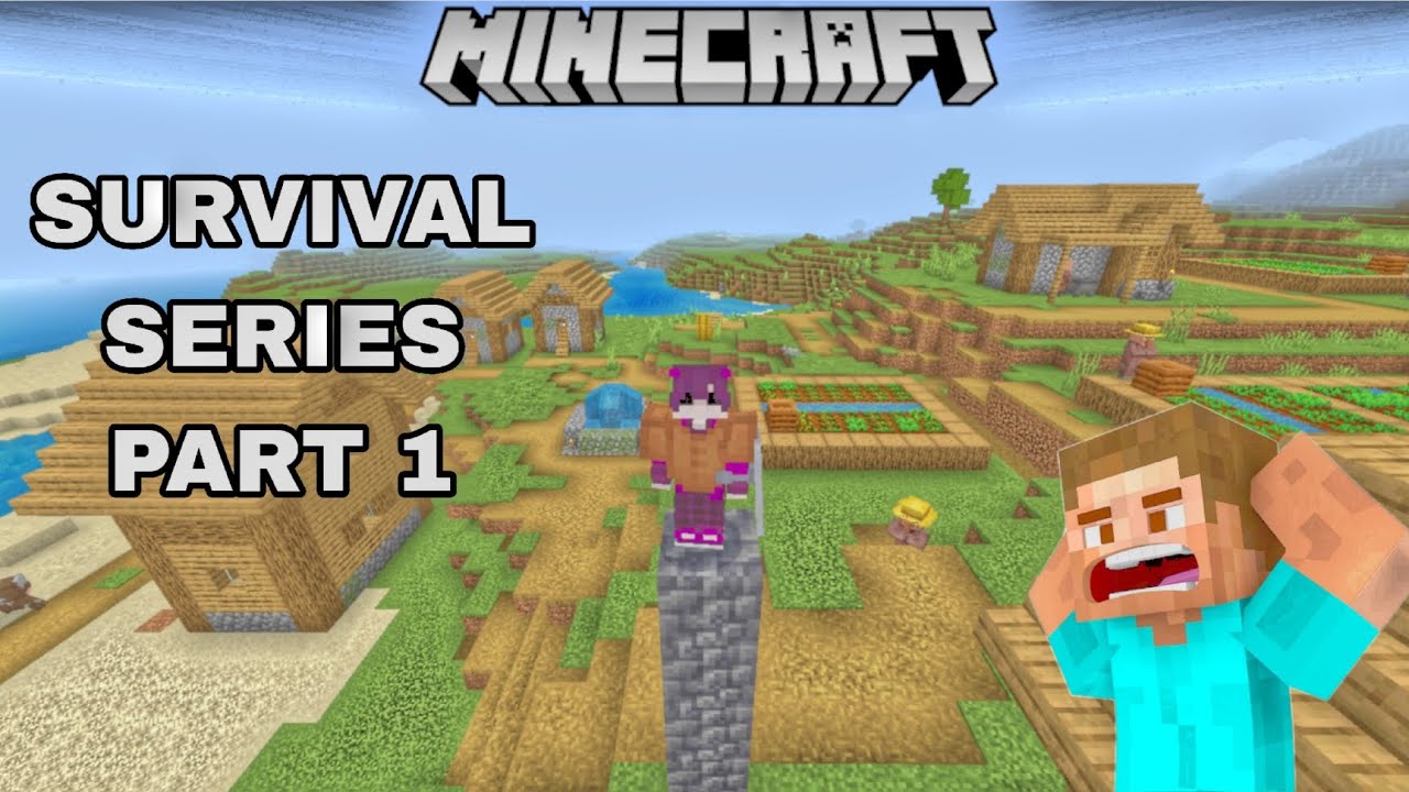 New Beginning Of Minecraft Survival series 🔥|| MCPE ep 1 || In Hindi ...