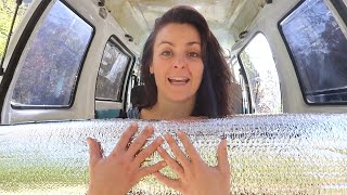 Insulating a VERY small Van | Acoustic and Thermal | EP. 3