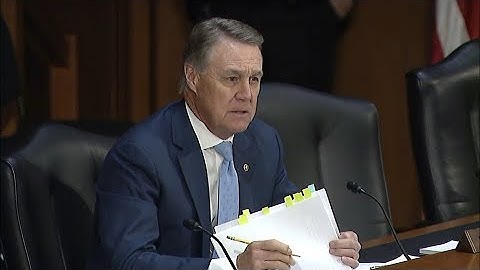 Senator David Perdue In Armed Services Committee Hearing On CENTCOM/AFRICOM