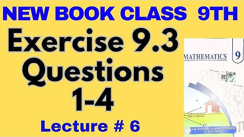 Class 9 Math New Book 2025 |Chapter 9 Similar Figures | Exercise 9.3 Q1–4 |Volume of Similar Figures