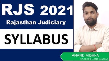 RJS Syllabus 2021 | RJS exam pattern 2021 | latest Syllabus of RJS exam 2021 |