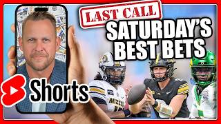 CFB Week 4 Best Bets: FINAL Picks Before Kickoff | LAST CALL SHORTS LIVE 📱