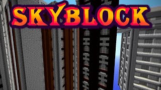 Building a BedWars map on my Island | Hypixel Solo SkyBlock