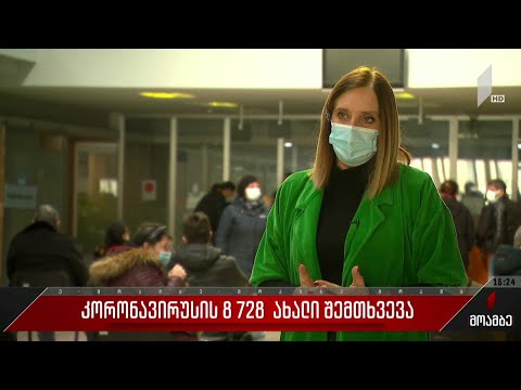 კორონავირუსის 8 728 ახალი შემთხვევა საქართველოში