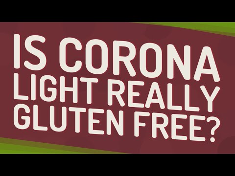 Is Corona Light really gluten free?