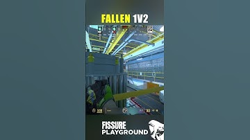 FalleN 1v2 Clutch vs Falcons🔥 | FISSURE Playground 2! #cs2 #fallen #gamingshorts
