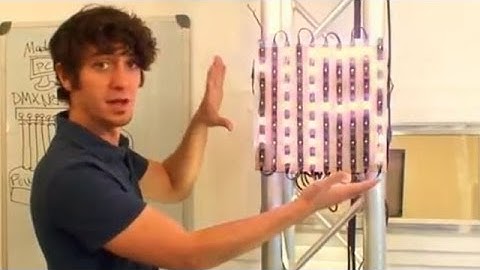 How to Build DMX LED Strip Screen Any Size SIRS-E