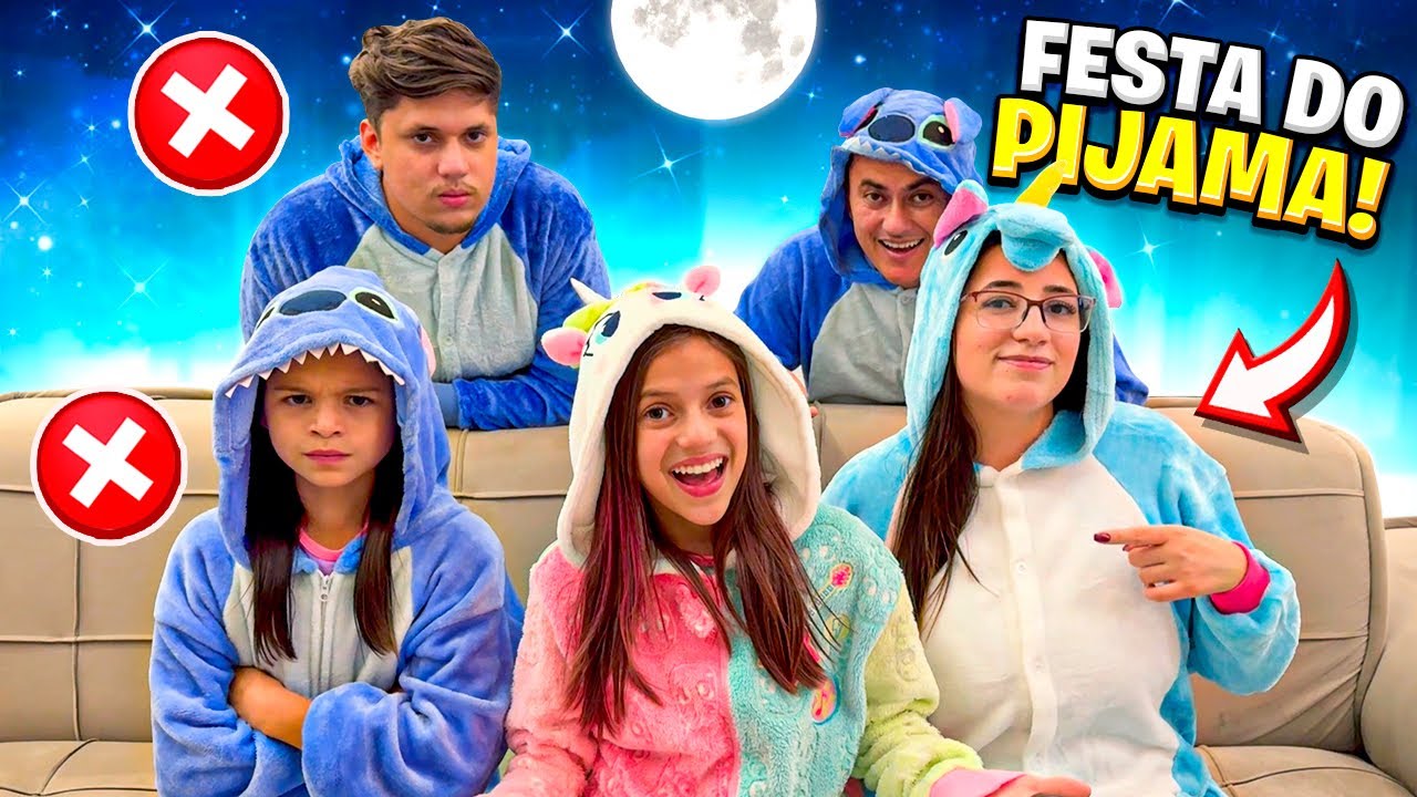 FESTA DO PIJAMA CAÓTICO *a prima chata foi expulsa ?(Jessica sousa e família