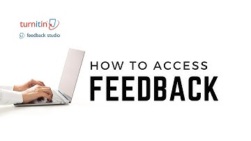How to use Turnitin Feedback Studio (Student View)