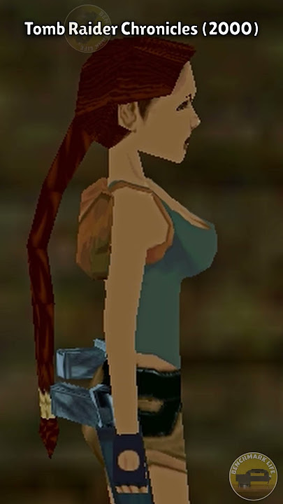 Tomb Raider Lara Croft Chest Evolution (1996-2018)