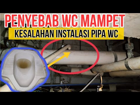 cara mengatasi wc mampet