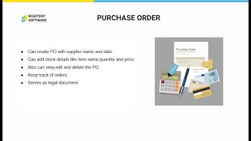 Purchase Order(GRERP): Create and Manage purchase orders for Grocery Store