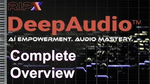 RipX DeepAudio - Full Tutorial and Complete Review!!