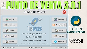 Punto de Venta Versión 3.1.0 | Python Tkinter GUI