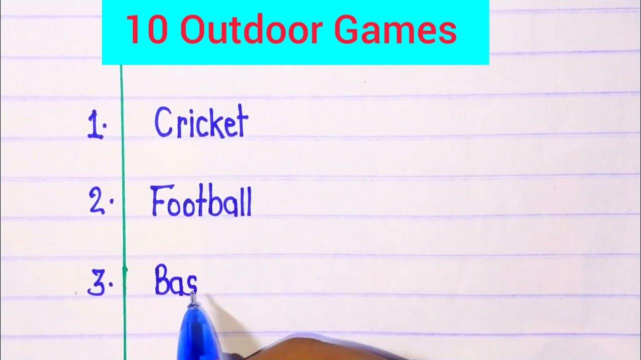 10 Outdoor Game 10 Outdoor Game name 10 outdoor game ke naam YouTube