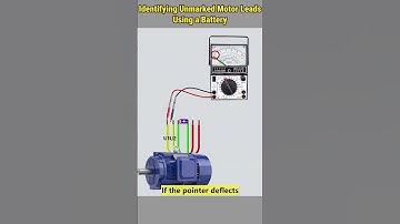 Identifying 6 Unmarked Motor Leads | Motor Winding Identification #shorts #howto #motor