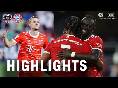 Mané & de Ligt treffen beim Debüt | Highlights Washington D.C. United - FC Bayern 2:6