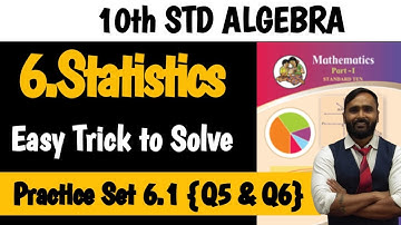 10th ALGEBRA |Chapter 6 STATISTICS |EXERCISE 6.1|Q5|Q6|Mean|Step deviation Method| PRADEEP GIRI SIR