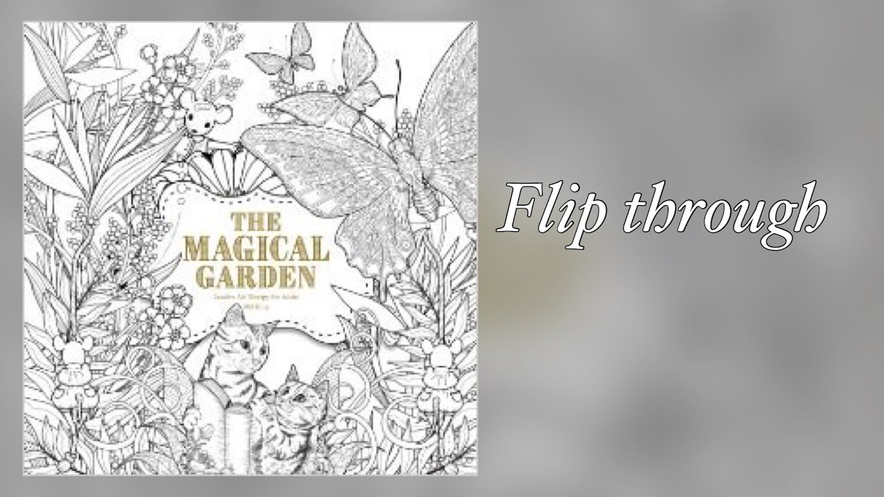 The Magical Garden Fairy Tale: Mindfulness Coloring Book for