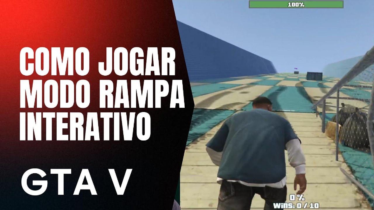 Como Jogar Modo Rampa Interativo GTA V 2025 no TikTok 