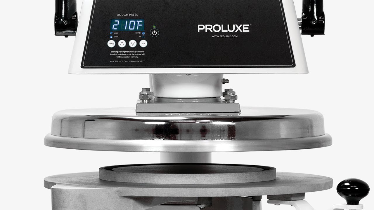 Pizza Dough Press with a Perfect Crust Endurance X1M YouTube