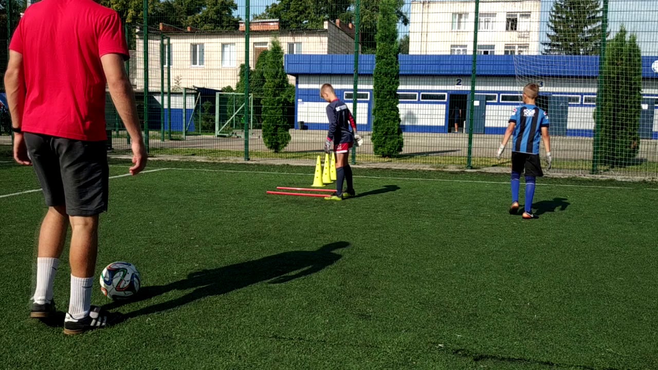 Вратарская тренировка. Тренировка маленьких вратарей.