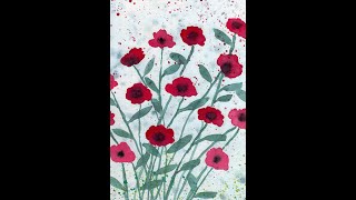 Poppy Bunch Process #art