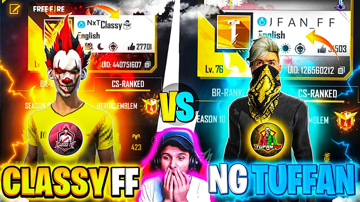 Classy👽 Vs  NG TUFAAN FF🔥 || Best 1 vs 1 || Speed God Tufan FF Almost Killed me 😰