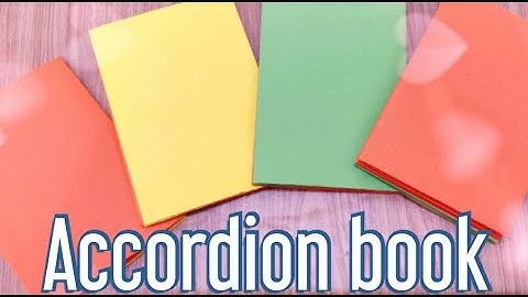 How to make Accordion Book | Easy
