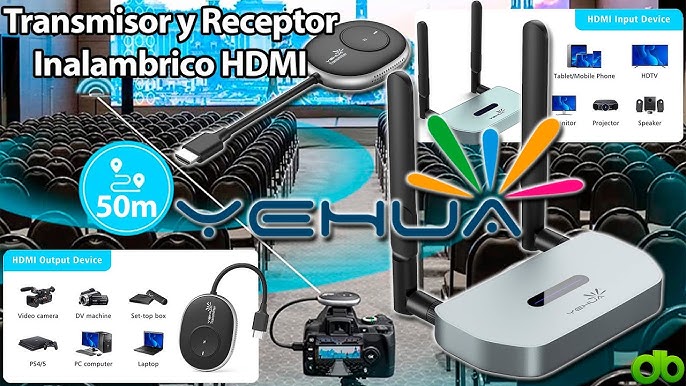 Electrónica Red Conectada Bolivia - Transmisor y Receptor HDMI