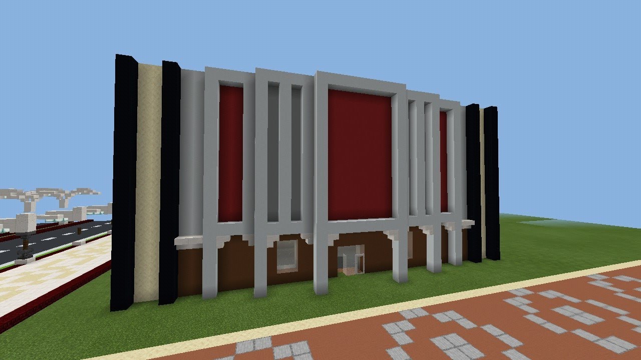 Как построить кинотеатр в майнкрафт. - YouTube