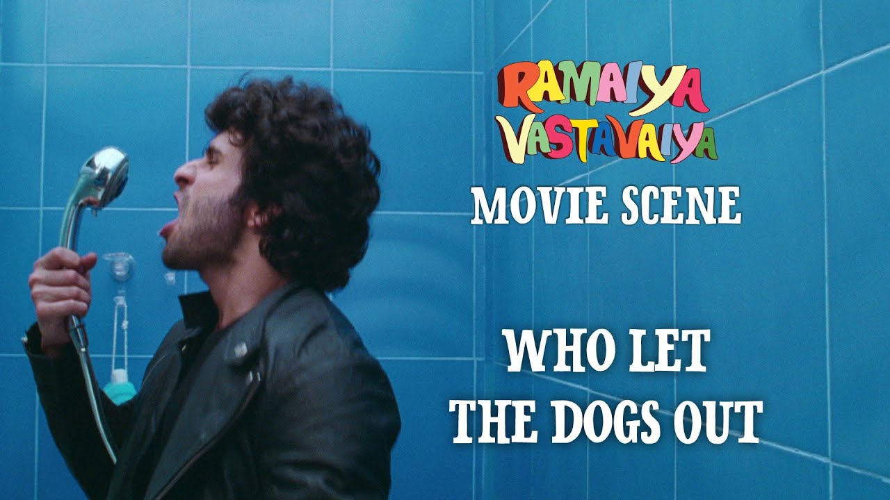 Who let the dogs out ramaiya vastavaiya scene girish kumar ...
