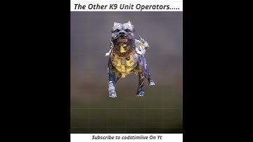 The New Legendary K9 Unit is Crazy 😧 #shorts #callofdutmobile #cod #codm