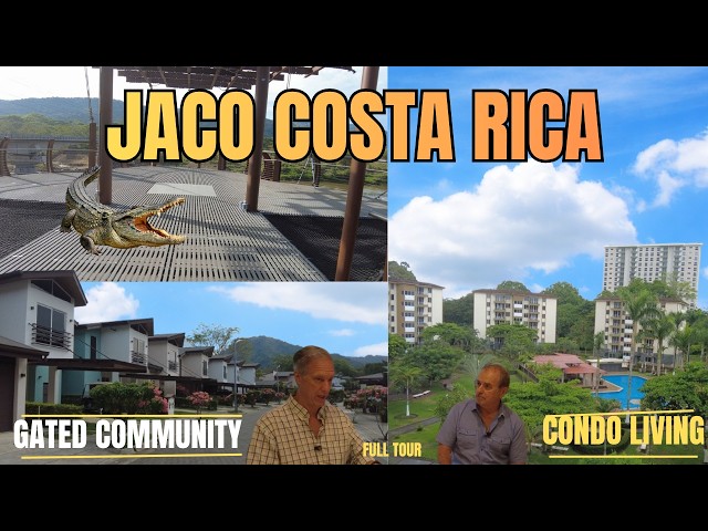 Jaco Costa Rica Alligator Skywalk, Downtown & 2 Condos Tour (Ciudad del Mar +Costa Linda)
