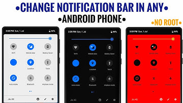 CHANGE NOTIFICATION BAR LIKE PRO IN ANY ANDROID PHONE.NO ROOT.100% WORKING.