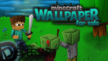 Minecraft Speed Art- Wallpaper Design