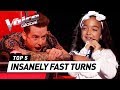 QUICKEST COACH TURNS in The Voice Kids