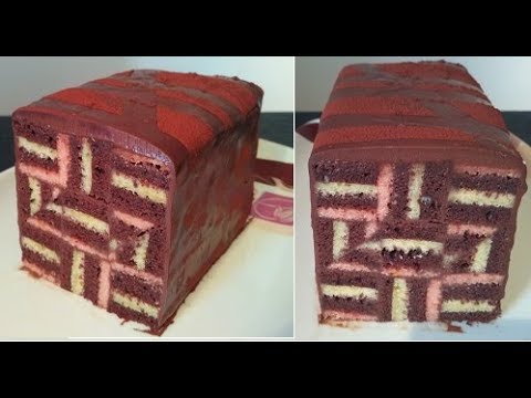 gâteau-rayé-,-inspiration-op-art-style/recette-stripe-cake-,-ganache-au-chocolat