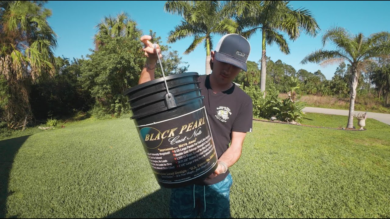 How to throw an 8ft cast net (without using your mouth) 