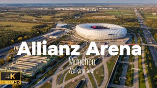 Allianz Arena, FC Bayern museum and fanshop  Germany München |4K 60fps HDR