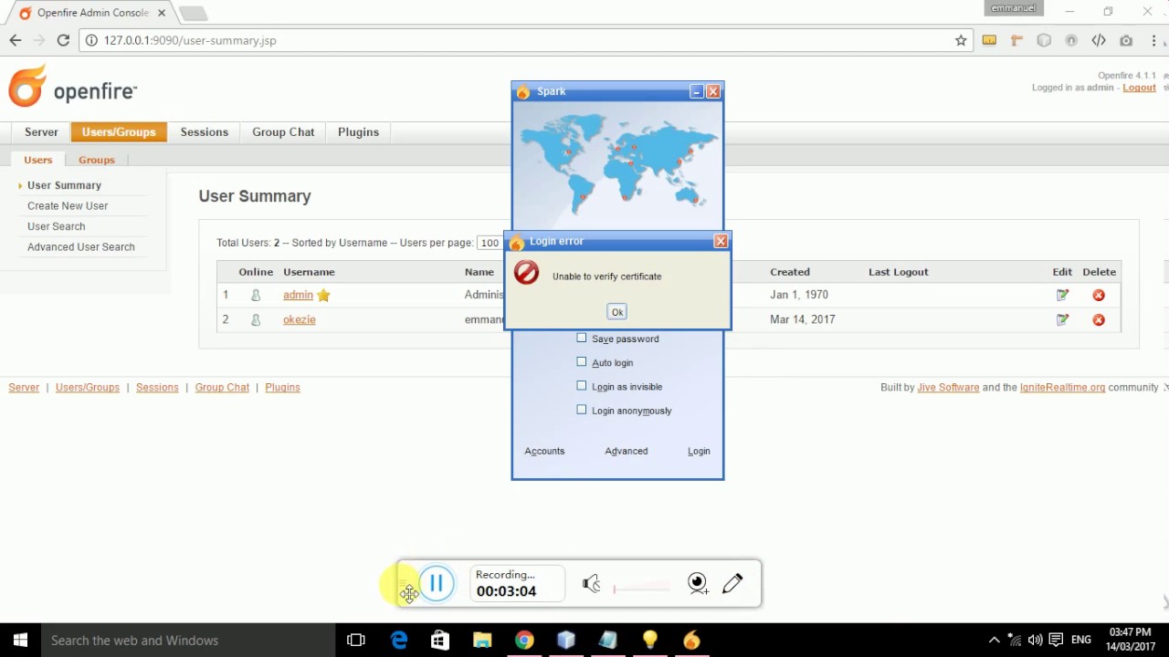 how to install spark messenger through local workgroup how to install spark messenger through local workgroup