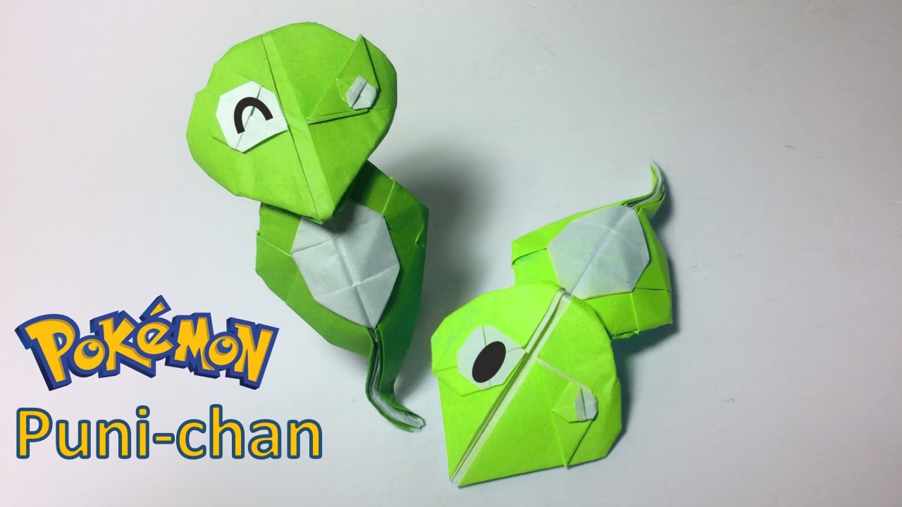 Pokemon Origami Pokemon Puni by PaperPh2 YouTube