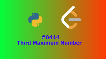 No Sound Leetcode 414: Third Maximum Number