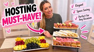 Hosting Must-Have! | 3-Tier Serving Tray Review #affiliate