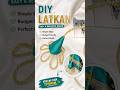 DIY Latkan Design ✨ Easy & Beautiful Tassel Making Tutorial 💚 #trending #silaisikhe #explore #yt