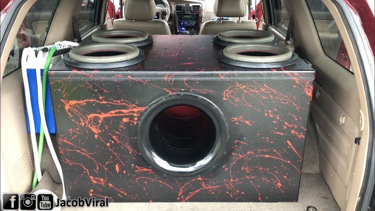 speaker box for 4 12 inch subs